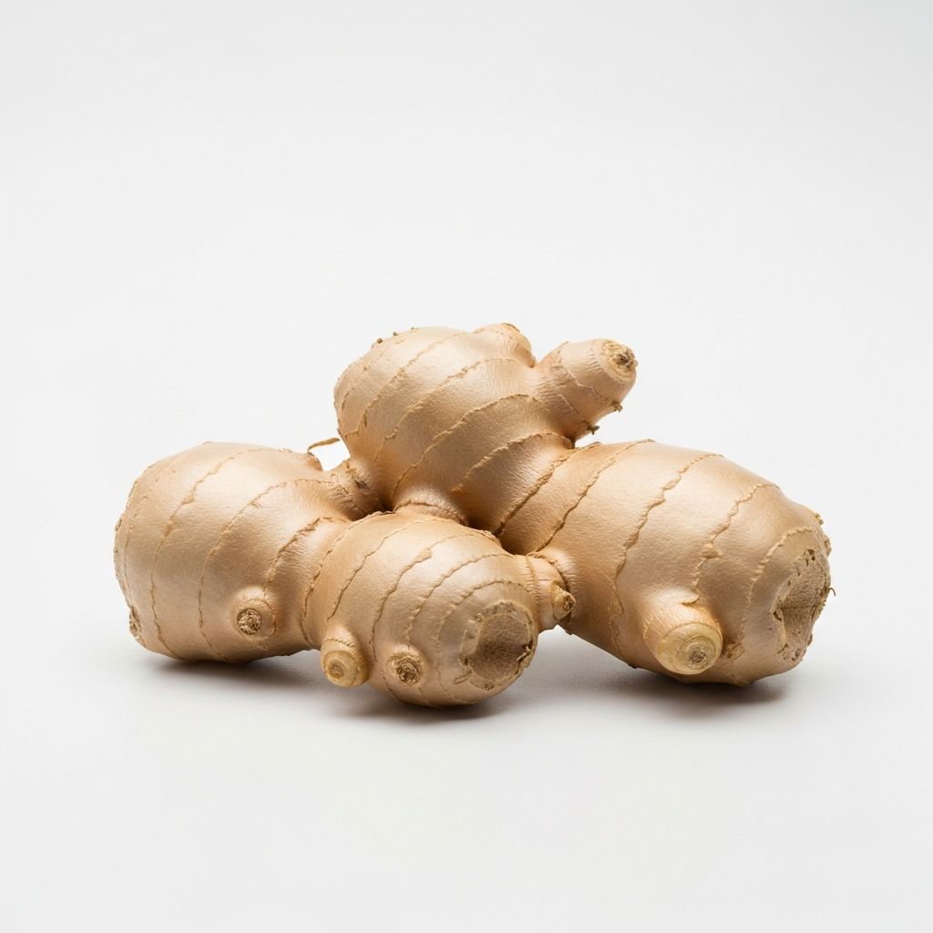 Fresh ginger rhizome